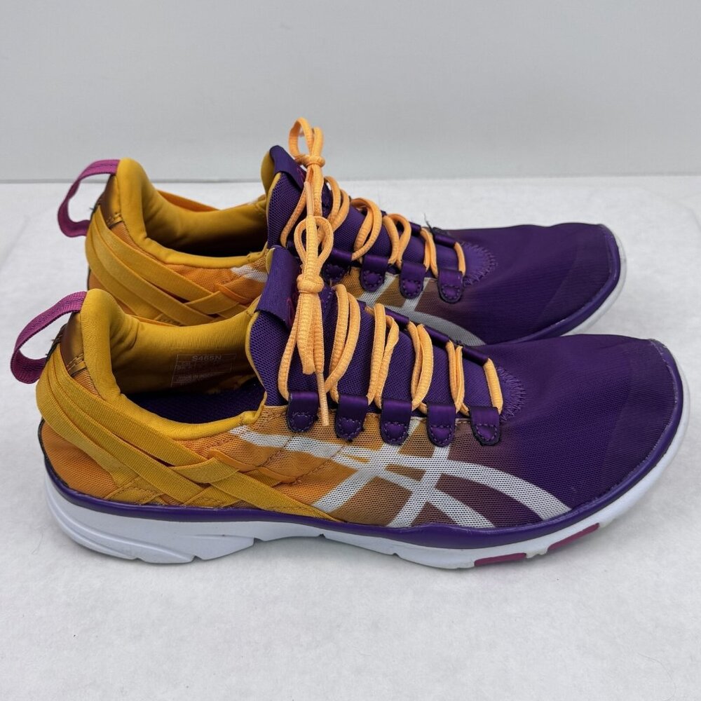 Asics Womens Size 8.5 Purple Orange Sana Athletic Running Shoes Lace Up S465N - Picture 6 of 13